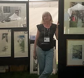 Evelyne at Art in the Park
