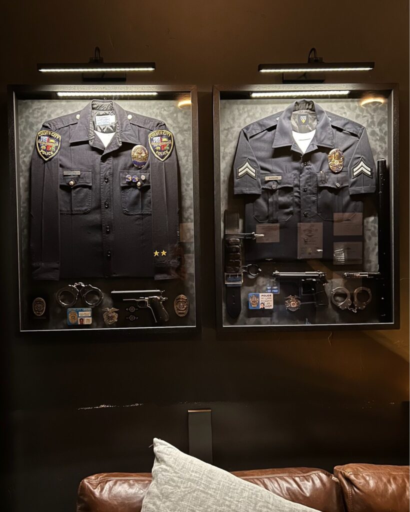 Shadowboxes Destin LAPD Retirement Shadowboxes – Finer Frames