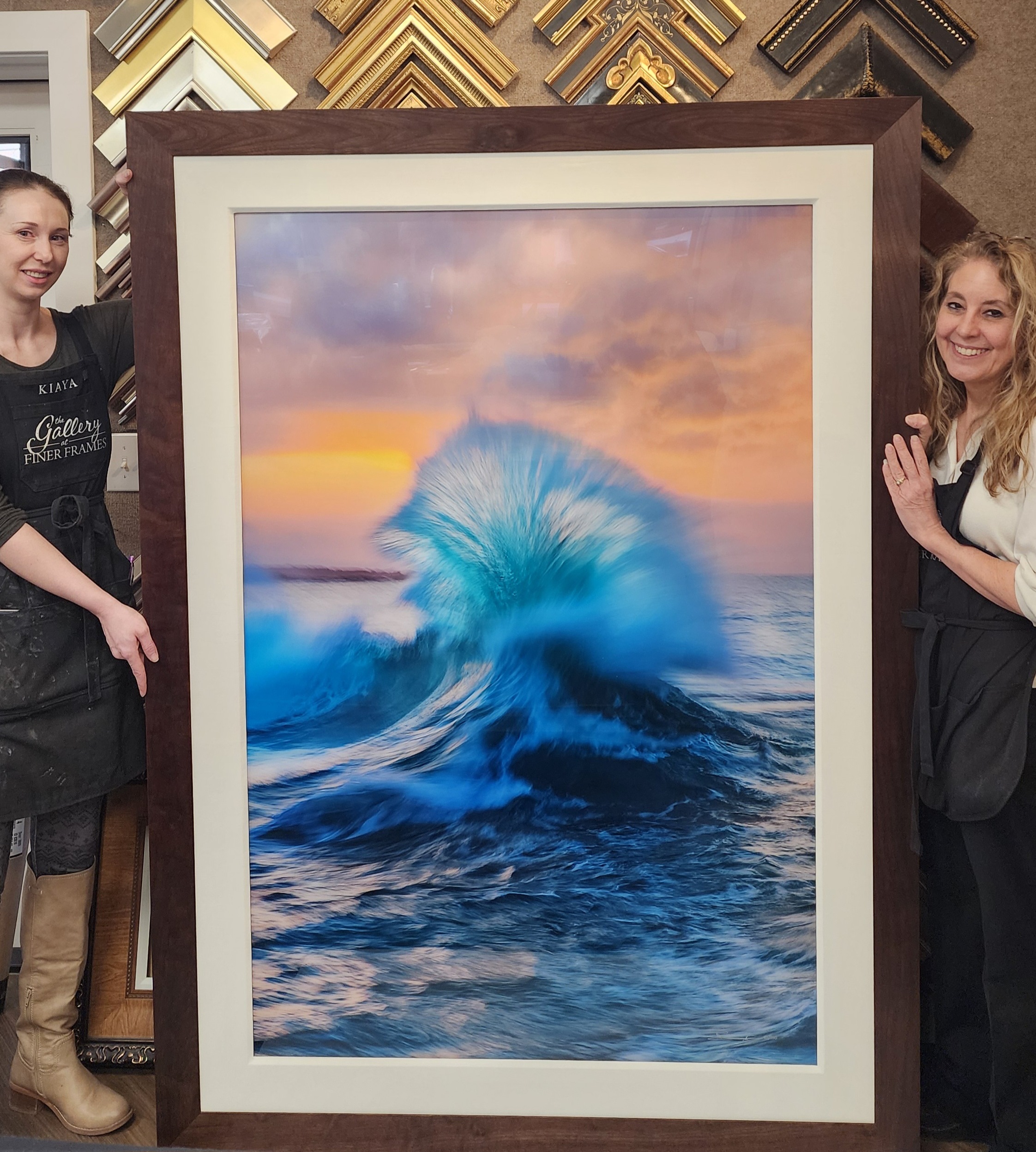 Peter Lik Photo on Acrylic in Walnut Frame