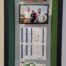 Pebble Beach Golf Shadowbox frame with golf ball
