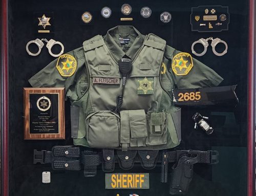 Police Retirement Shadowbox