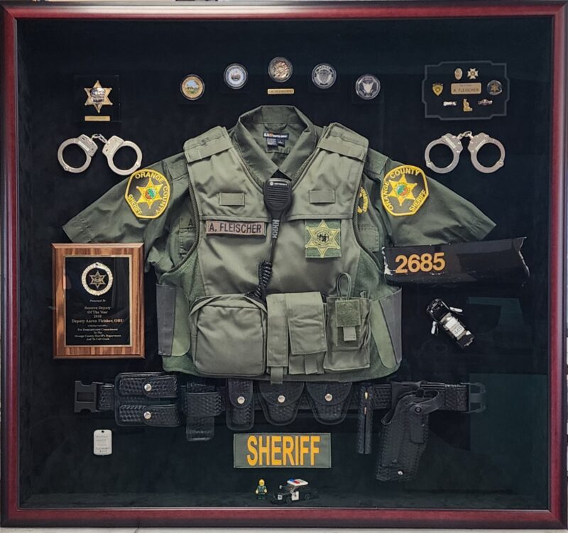 Police Retirement Shadowbox – Finer Frames